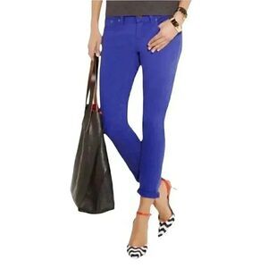 Toothpick 30 Ankle Women's Cobalt Blue Cotton/Spandex Jeans